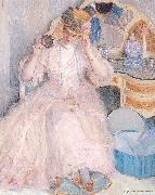 Frieseke, Frederick Carl Lady Trying On a Hat china oil painting reproduction